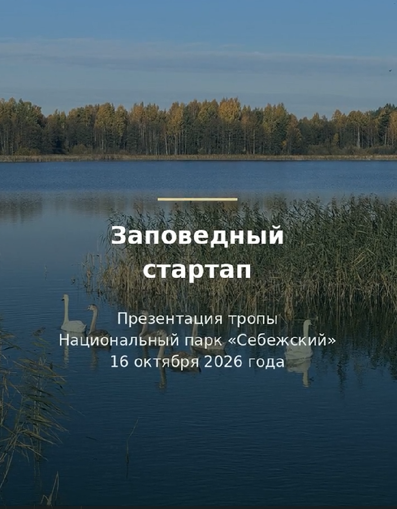 Презентация тропы «Заповедный стартап»