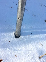 Сотрудники научного отдела провели исследования толщины льда на основных озерах Национального парка «Себежский» и изучили мощности снежного покрова в различных биотопах.